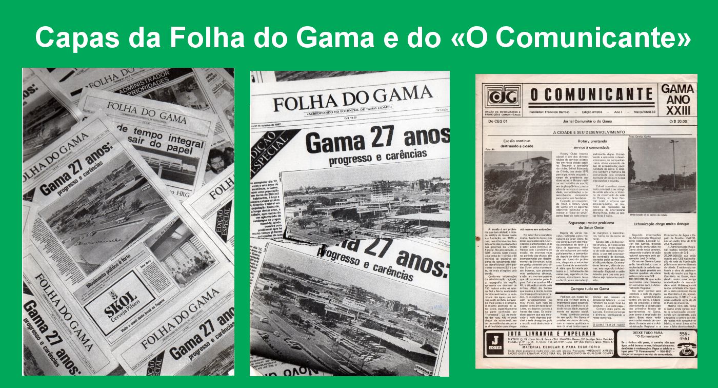 capa do jornal folha do gama